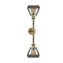 Innovations Lighting Fulton 2 Light Bath Vanity Light Part Of The Franklin Restoration Collection 208-AB-G173-LED