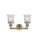 Innovations Lighting Small Canton 2 Light Bath Vanity Light Part Of The Franklin Restoration Collection 208-AB-G184S-LED