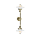 Innovations Lighting Halophane 2 Light Bath Vanity Light Part Of The Franklin Restoration Collection 208-AB-G1-LED