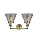 Innovations Lighting Large Cone 2 Light Bath Vanity Light Part Of The Franklin Restoration Collection 208-AB-G43