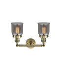 Innovations Lighting Small Bell 2 Light Bath Vanity Light Part Of The Franklin Restoration Collection 208-AB-G53