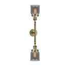 Innovations Lighting Small Bell 2 Light Bath Vanity Light Part Of The Franklin Restoration Collection 208-AB-G53-LED