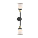 Innovations Lighting Small Canton 2 Light Bath Vanity Light Part Of The Franklin Restoration Collection 208-BAB-G181S