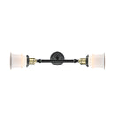 Innovations Lighting Small Canton 2 Light Bath Vanity Light Part Of The Franklin Restoration Collection 208-BAB-G181S