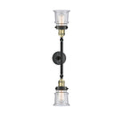 Innovations Lighting Small Canton 2 Light Bath Vanity Light Part Of The Franklin Restoration Collection 208-BAB-G184S