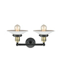 Innovations Lighting Halophane 2 Light Bath Vanity Light Part Of The Franklin Restoration Collection 208-BAB-G1