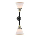 Innovations Lighting Large Cone 2 Light Bath Vanity Light Part Of The Franklin Restoration Collection 208-BAB-G41