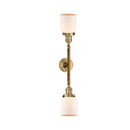 Innovations Lighting Small Bell 2 Light Bath Vanity Light Part Of The Franklin Restoration Collection 208-BB-G51-LED