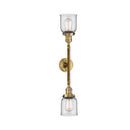 Innovations Lighting Small Bell 2 Light Bath Vanity Light Part Of The Franklin Restoration Collection 208-BB-G52-LED