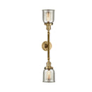 Innovations Lighting Small Bell 2 Light Bath Vanity Light Part Of The Franklin Restoration Collection 208-BB-G58-LED