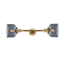 Innovations Lighting Large Bell 2 Light Bath Vanity Light Part Of The Franklin Restoration Collection 208-BB-G73-LED