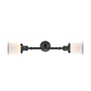 Innovations Lighting Small Canton 2 Light Bath Vanity Light Part Of The Franklin Restoration Collection 208-BK-G181S