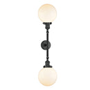 Innovations Lighting Beacon 2 Light 19" Bath Vanity Light 208-BK-G201-8
