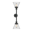 Innovations Lighting Large Cone 2 Light Bath Vanity Light Part Of The Franklin Restoration Collection 208-BK-G44