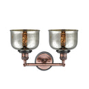 Innovations Lighting Large Bell 2 Light Bath Vanity Light Part Of The Franklin Restoration Collection 208BP-ACBK-G78