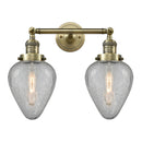 Innovations Lighting Geneseo 2 Light Bath Vanity Light Part Of The Franklin Restoration Collection 208L-AB-G165-LED