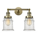 Innovations Lighting Canton 2 Light Bath Vanity Light Part Of The Franklin Restoration Collection 208L-AB-G184-LED