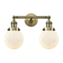 Innovations Lighting Beacon 2 Light 6" Bath Vanity Light 208L-AB-G201-6-LED