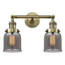 Innovations Lighting Small Bell 2 Light Bath Vanity Light Part Of The Franklin Restoration Collection 208L-AB-G53-LED