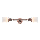Innovations Lighting Small Canton 2 Light Bath Vanity Light Part Of The Franklin Restoration Collection 208L-AC-G181S-LED