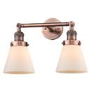 Innovations Lighting Small Cone 2 Light Bath Vanity Light Part Of The Franklin Restoration Collection 208L-AC-G61-LED