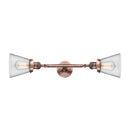Innovations Lighting Small Cone 2 Light Bath Vanity Light Part Of The Franklin Restoration Collection 208L-AC-G62