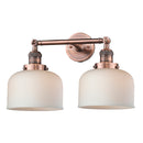 Innovations Lighting Large Bell 2 Light Bath Vanity Light Part Of The Franklin Restoration Collection 208L-AC-G71-LED