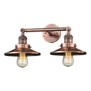 Innovations Lighting Railroad 2 Light Bath Vanity Light Part Of The Franklin Restoration Collection 208L-AC-M3-LED