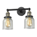 Innovations Lighting Small Bell 2 Light Bath Vanity Light Part Of The Franklin Restoration Collection 208L-BAB-G54-LED