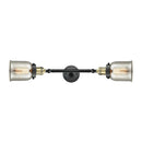 Bell Bath Vanity Light shown in the Black Antique Brass finish with a Silver Plated Mercury shade