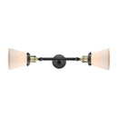 Innovations Lighting Small Cone 2 Light Bath Vanity Light Part Of The Franklin Restoration Collection 208L-BAB-G61
