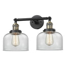 Innovations Lighting Large Bell 2 Light Bath Vanity Light Part Of The Franklin Restoration Collection 208L-BAB-G72-LED