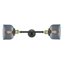 Innovations Lighting Large Bell 2 Light Bath Vanity Light Part Of The Franklin Restoration Collection 208L-BAB-G73-LED