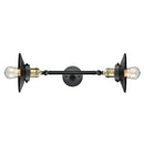 Innovations Lighting Railroad 2 Light Bath Vanity Light Part Of The Franklin Restoration Collection 208L-BAB-M6-LED
