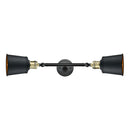 Innovations Lighting Addison 2 Light Bath Vanity Light Part Of The Franklin Restoration Collection 208L-BAB-M9-BK