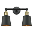 Innovations Lighting Addison 2 Light Bath Vanity Light Part Of The Franklin Restoration Collection 208L-BAB-M9-BK