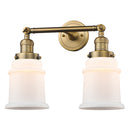 Innovations Lighting Canton 2 Light Bath Vanity Light Part Of The Franklin Restoration Collection 208L-BB-G181