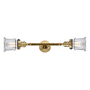 Innovations Lighting Small Canton 2 Light Bath Vanity Light Part Of The Franklin Restoration Collection 208L-BB-G182S