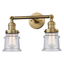 Innovations Lighting Small Canton 2 Light Bath Vanity Light Part Of The Franklin Restoration Collection 208L-BB-G184S