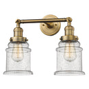 Innovations Lighting Canton 2 Light Bath Vanity Light Part Of The Franklin Restoration Collection 208L-BB-G184