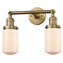 Innovations Lighting Dover 2 Light Bath Vanity Light Part Of The Franklin Restoration Collection 208L-BB-G311