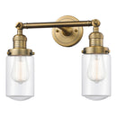 Innovations Lighting Dover 2 Light Bath Vanity Light Part Of The Franklin Restoration Collection 208L-BB-G312-LED