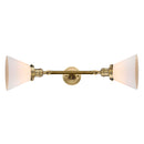 Innovations Lighting Large Cone 2 Light Bath Vanity Light Part Of The Franklin Restoration Collection 208L-BB-G41