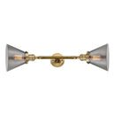 Innovations Lighting Large Cone 2 Light Bath Vanity Light Part Of The Franklin Restoration Collection 208L-BB-G43