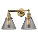 Innovations Lighting Large Cone 2 Light Bath Vanity Light Part Of The Franklin Restoration Collection 208L-BB-G43