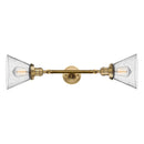 Innovations Lighting Large Cone 2 Light Bath Vanity Light Part Of The Franklin Restoration Collection 208L-BB-G44