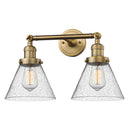 Innovations Lighting Large Cone 2 Light Bath Vanity Light Part Of The Franklin Restoration Collection 208L-BB-G44