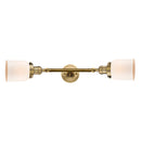 Innovations Lighting Small Bell 2 Light Bath Vanity Light Part Of The Franklin Restoration Collection 208L-BB-G51
