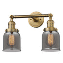 Innovations Lighting Small Bell 2 Light Bath Vanity Light Part Of The Franklin Restoration Collection 208L-BB-G53