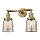 Innovations Lighting Small Bell 2 Light Bath Vanity Light Part Of The Franklin Restoration Collection 208L-BB-G58